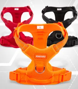 Reflective Nylon Pet Harness - Comfortable, Breathable, Explosion-Proof Outdoor Dog Harness for All Breeds