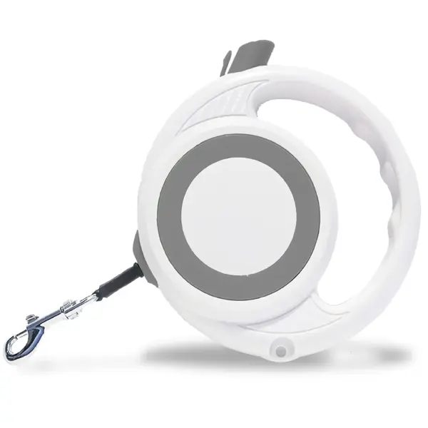 5m Retractable Dog Leash with Anti-Slip Handle and One-Handed Brake for Small to Medium Dogs