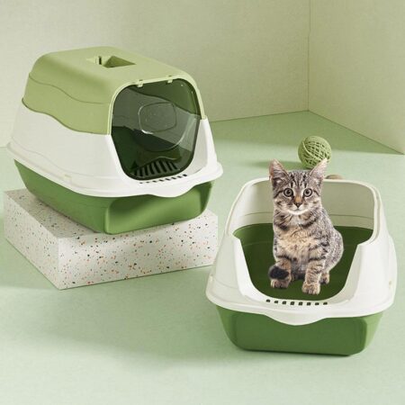 Fully Enclosed Cat Litter Box