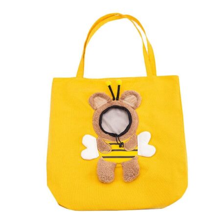 Cute Canvas Pet Carrier Bag for Small Dogs & Cats