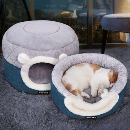 Cozy Convertible Cat Bed & Small Dog Cushion