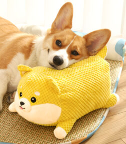 Interactive Squeaky Plush Pig Toy for Dogs and Cats