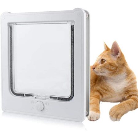 4-Way Locking Cat Flap Door