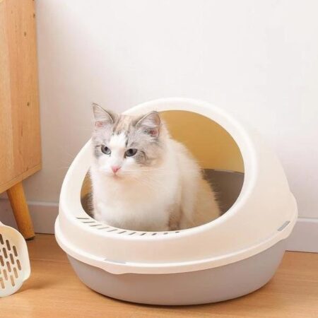 Starry Sky Semi-Enclosed Cat Litter Box